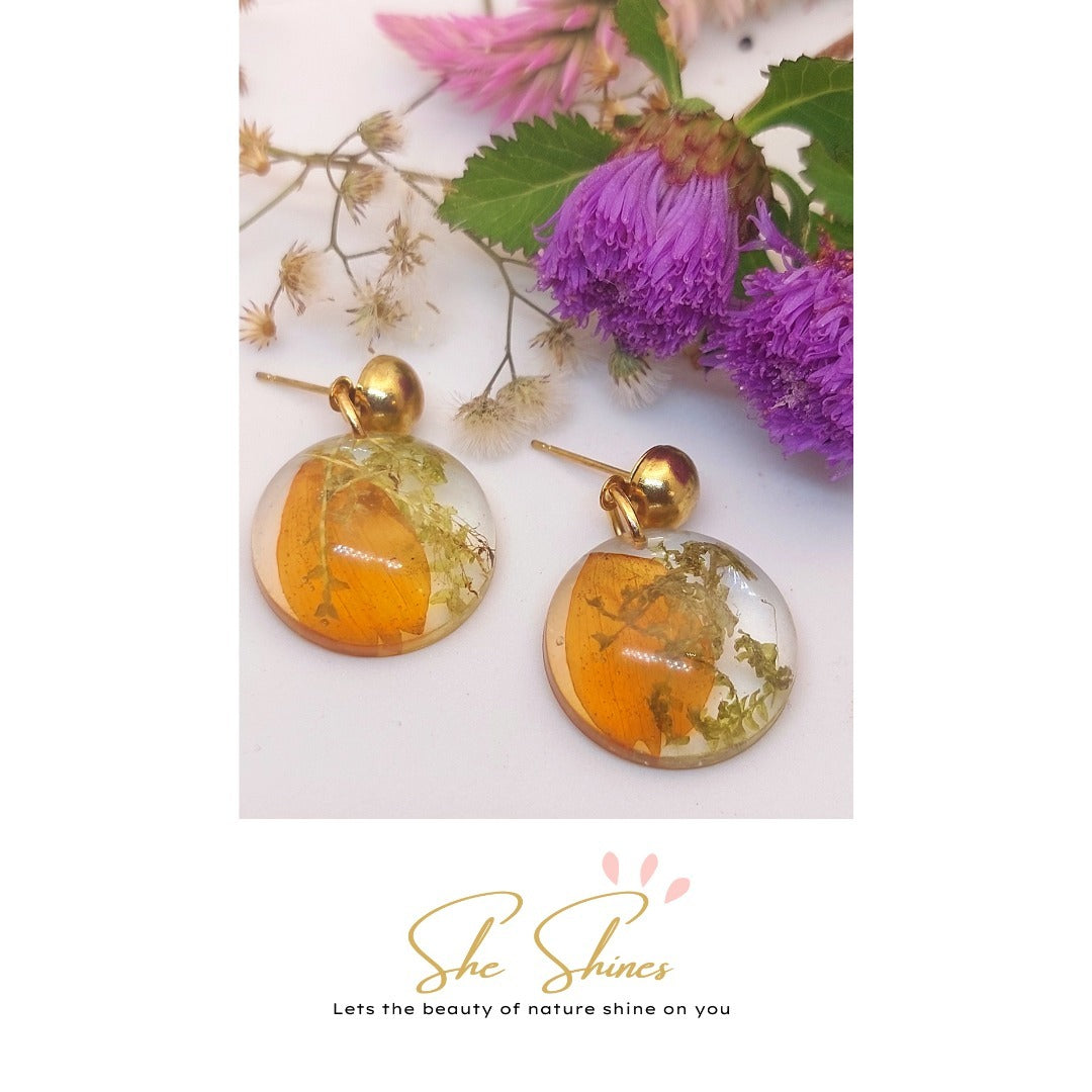 Amber Flora Earring Style 2