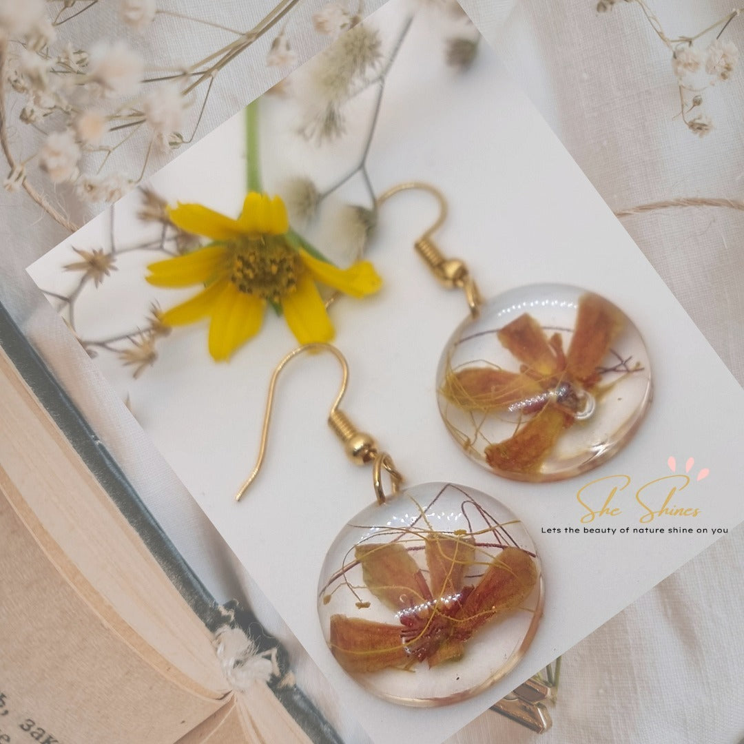 Amber Flora Earring Style 4