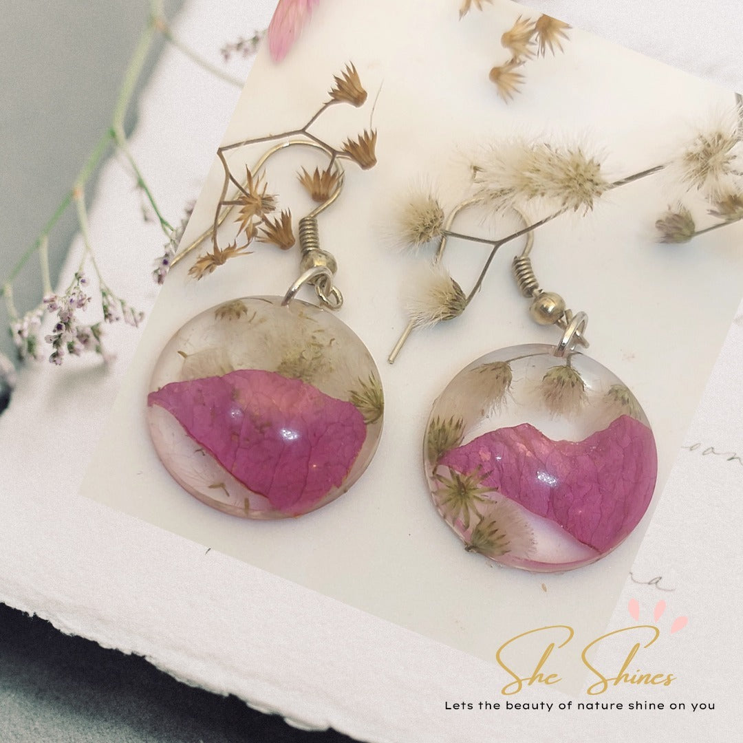 Bougainvillea Blossoms Earring Style 4