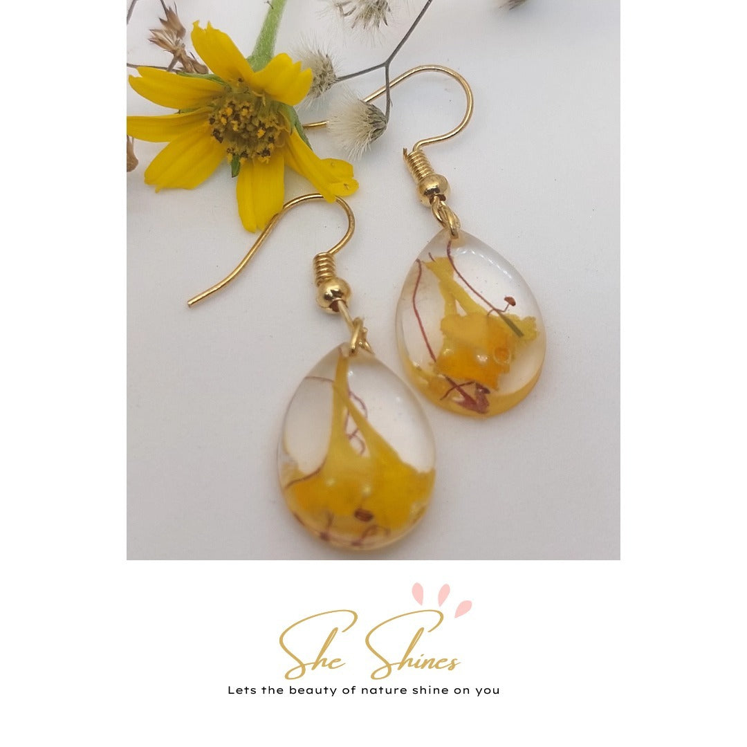 Yellow Bloom Earring Style 5